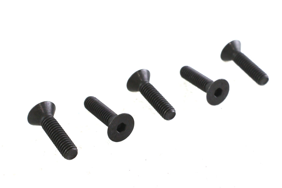 Allen Flat Head Screws Black 5/16 inch-18 x 1-1/4 inch