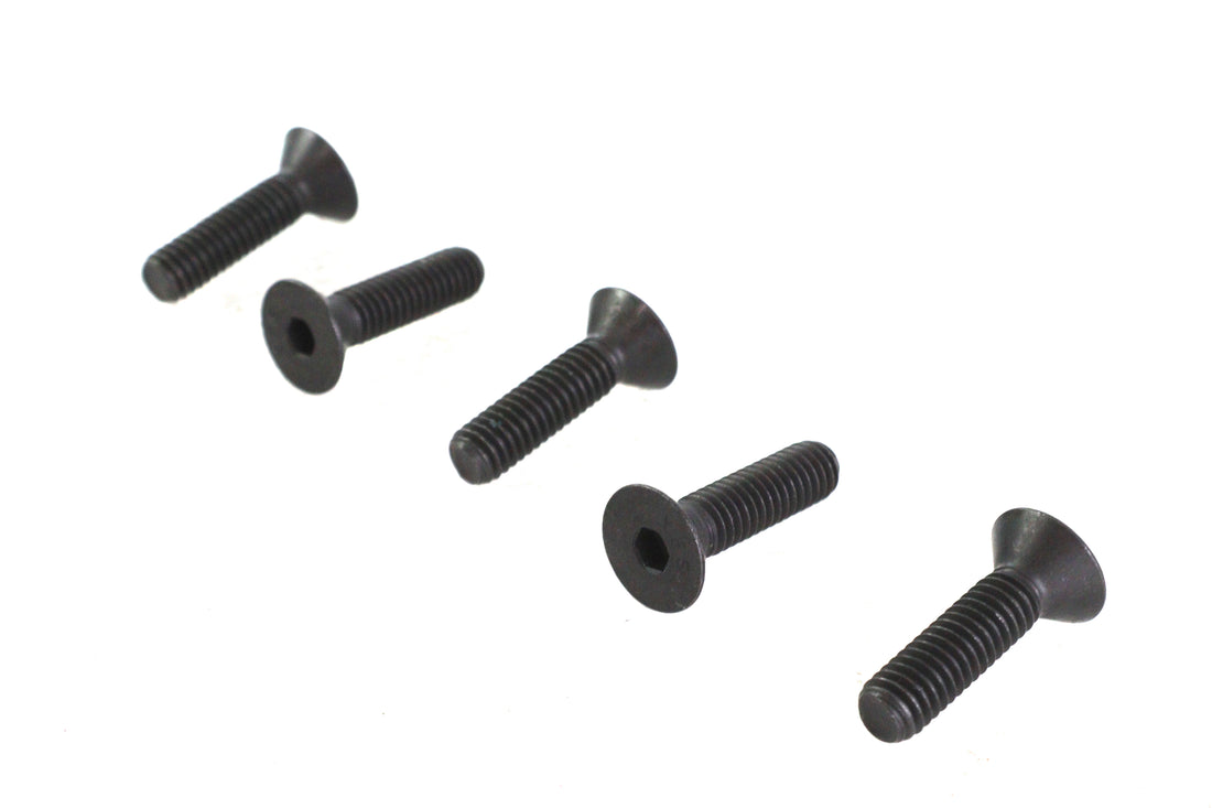 Allen Flat Head Screws Black 5/16 inch-18 x 1-1/4 inch