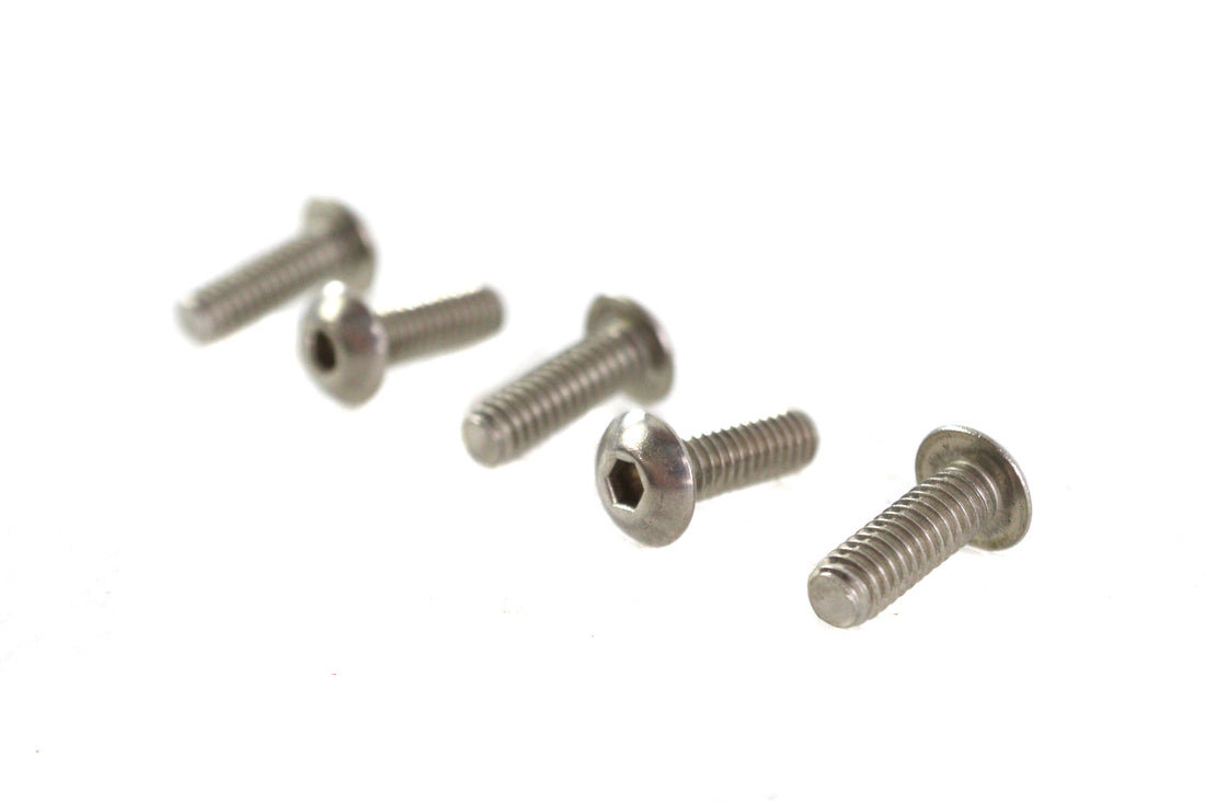 Allen Button Head Screws Stainless Steel 8-32 inch X 1/2 inc