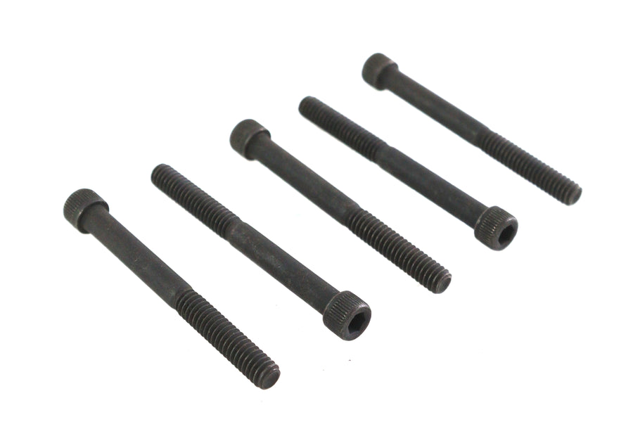 1/4 inch-20 x 2-1/2 inch Allen Socket Cap Screw Black