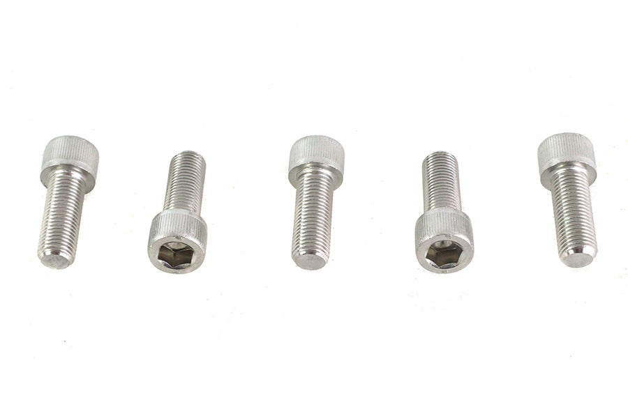 73-0232 - 3/8 inch-24 x 1 inch Allen Socket Cap Screw Stainless Steel by V-Twin