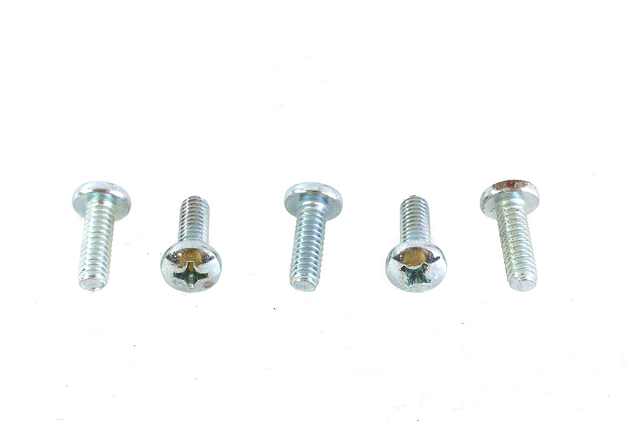 73-0236 - Zinc Phillips Panhead Screws by V-Twin