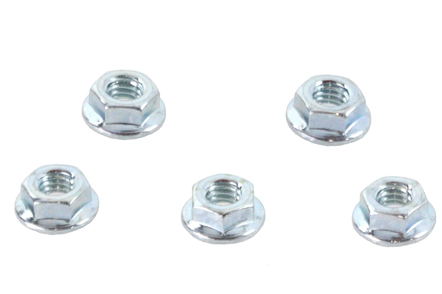 Serrated Hex Flange Nuts 5/16 inch-18 Zinc