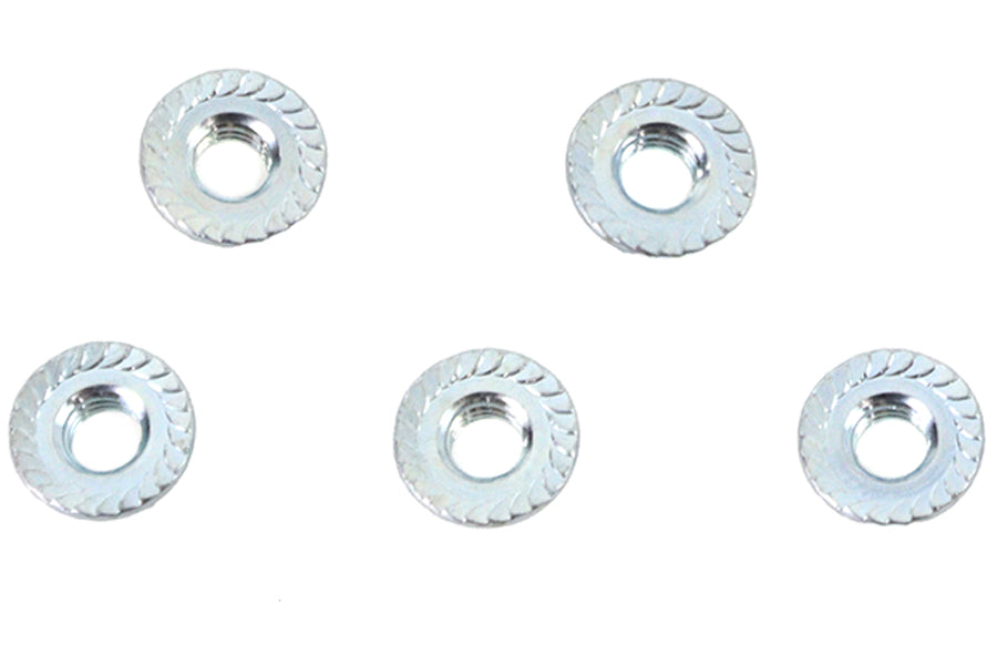 Serrated Hex Flange Nuts 5/16 inch-18 Zinc