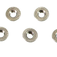 Serrated Hex Flange Nuts 5/16 inch-18 Stainless Steel