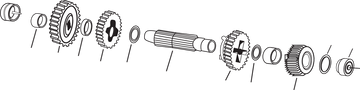 ANDREWS Countershaft - 56-E84 XL 259010