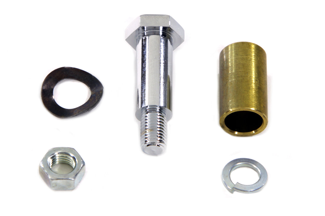 7818-5T - Shifter Lever Stud and Bushing Kit Chrome by V-Twin