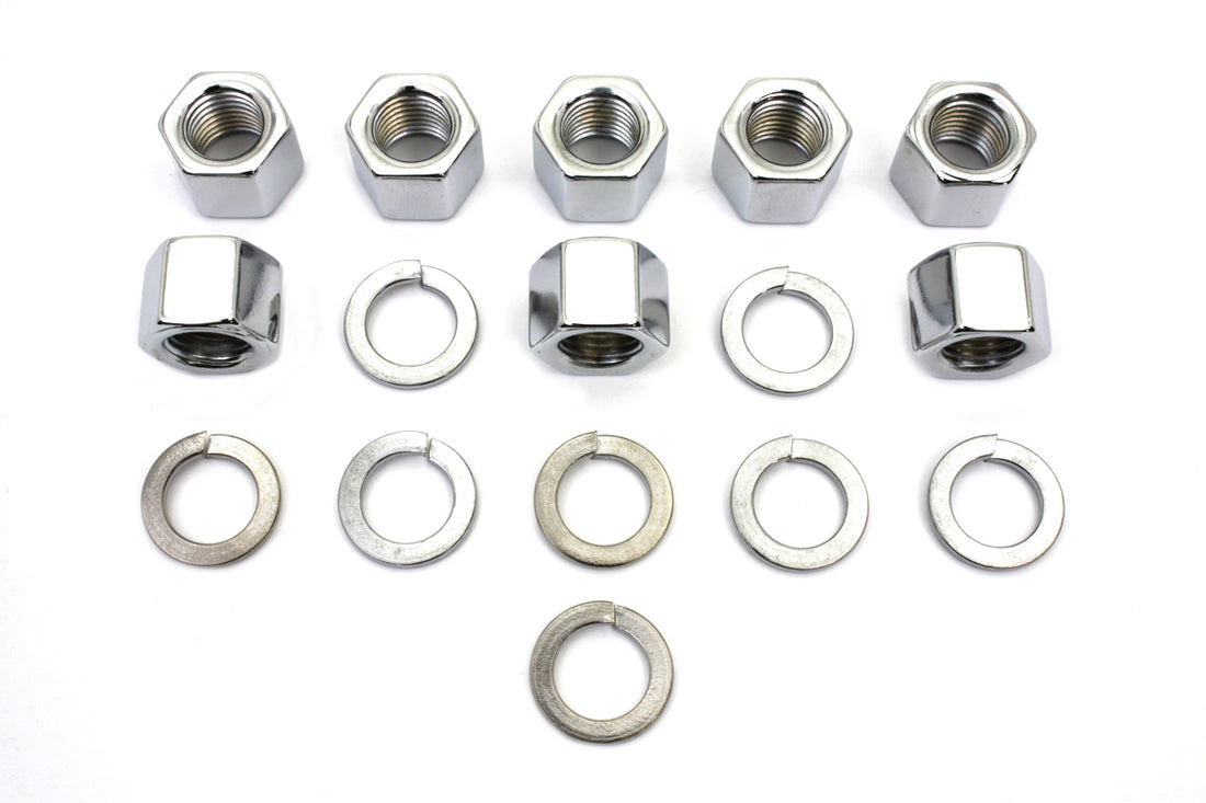 8104-16 - Chrome Cylinder Base Nuts and Washers by Colony