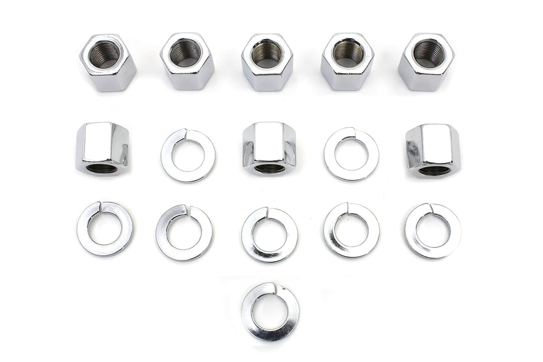 8106-16 - Chrome Stock Cylinder Base Nuts and Washers by Colony