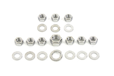 8112-20T - Chrome Transmission Side Cover Kit by V-Twin