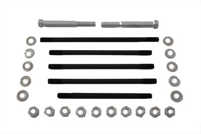8123-34 - Cadmium Motor Case Bolt Kit Stock by Colony