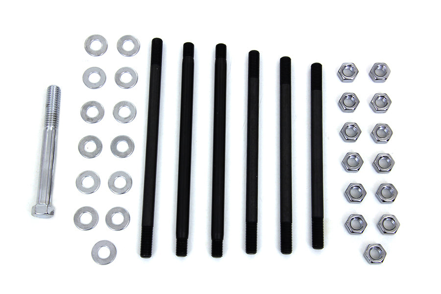 8134-34 - Chrome Stock Engine Case Bolt Kit by Colony