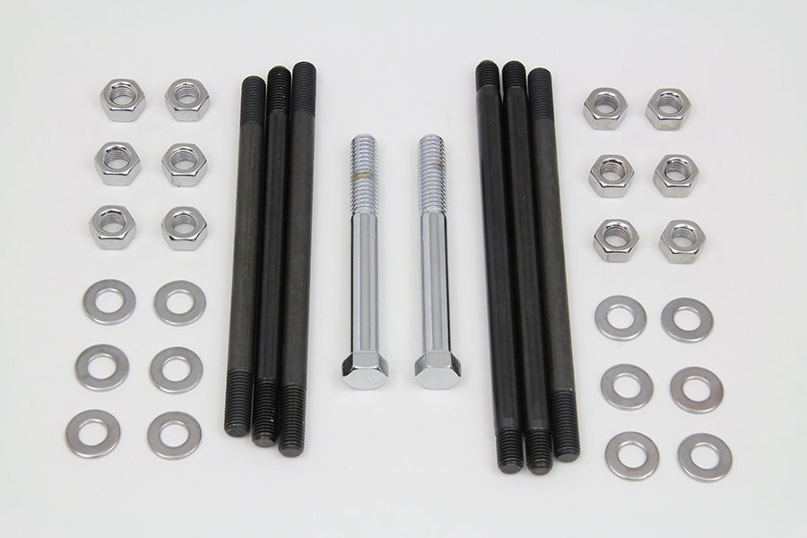 8140-34 - Chrome Stock Engine Case Bolt Kit by Colony
