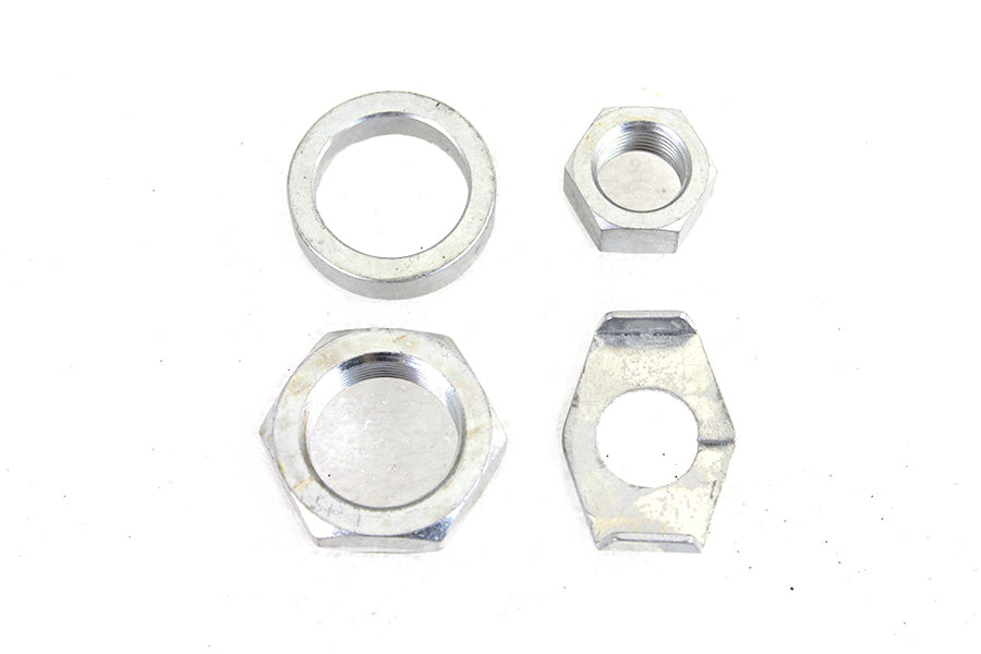 8161-4 - Cadmium Rear Axle Nut and Lock Kit by Colony