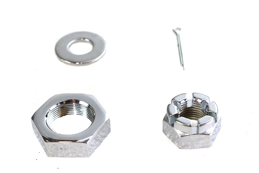 8162-3 - Chrome Front Axle Nut Kit by Colony