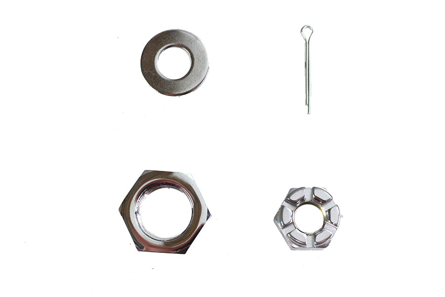 8162-3 - Chrome Front Axle Nut Kit by Colony