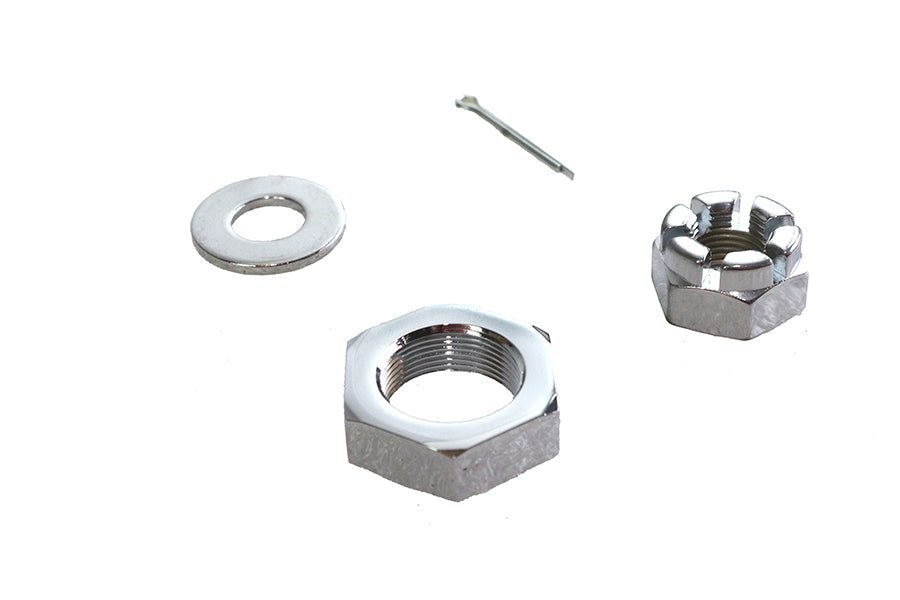 8162-3 - Chrome Front Axle Nut Kit by Colony
