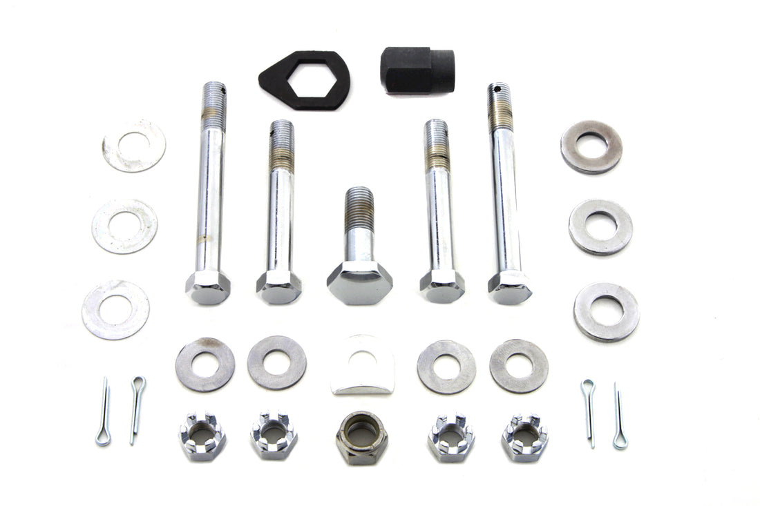 8164-19 - Chrome Upper and Lower Motor Mount Bolt Kit by Colony