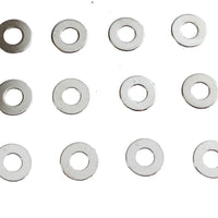 8166-12T - Chrome Flat Washer 1/4  Inner Diameter by V-Twin