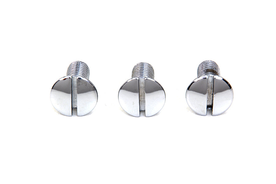 8212-3 - Chrome Left Side Oval Head Screws by Colony