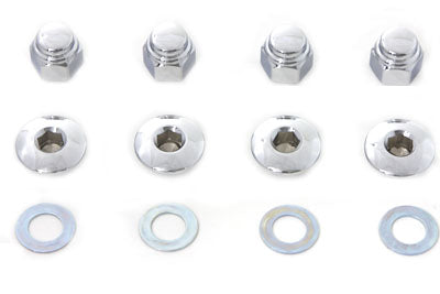 8224-8 - Rocker Shaft End Nut Stock Allen Type Chrome by Colony