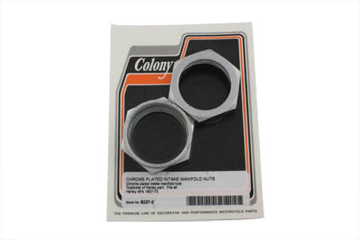 8227-2 - Chrome Manifold Nuts by Colony