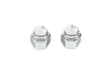 8420-1T - Chrome Cap Nut Fine 1/2 inch-20 Thread by V-Twin