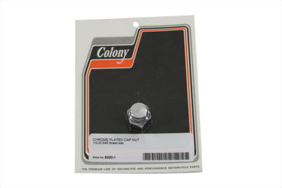8428-1 - Chrome Cap Nut 1/2 inch-13 Coarse Thread by Colony