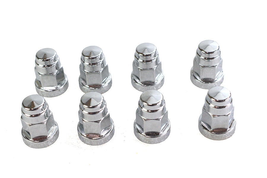 8474-8 - Cylinder Base Hex Cap Nut Chrome Milled by Colony