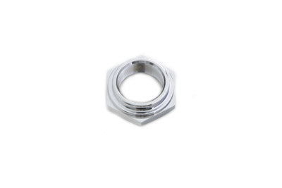 8484-1T - Stock Spring Fork Stem Nut Chrome by V-Twin