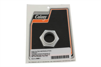 8485-1 - Cadmium Spring Fork Stem Nut by Colony