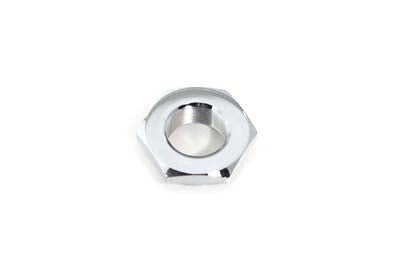 8486-1T - Chrome Spring Fork Stem Nut by V-Twin