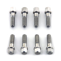 8605-16T - Nickel Plated Tappet Block Screw Set by V-Twin