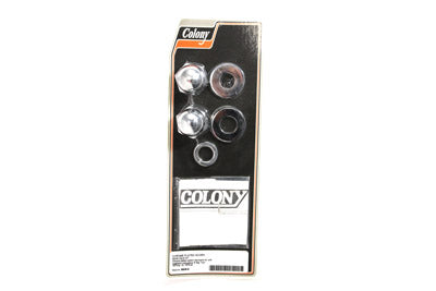 8606-6 - Chrome Axle Nut Kit Acorn Style by Colony
