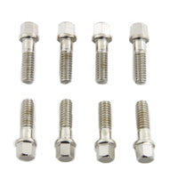 8709-8T - Tappet Block Screw Kit Nickel Plated by V-Twin