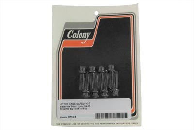 8710-8 - Tappet Block Screw Kit Black by Colony