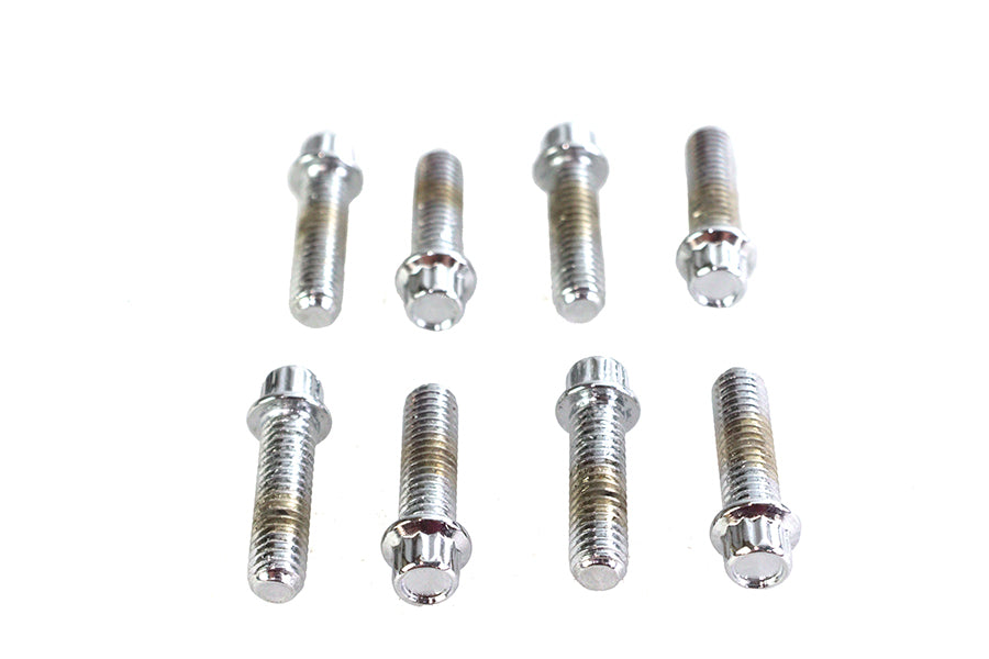 8711-8 - Tappet Block Screw Kit 1/4 inch X 24 Thread Chrome by Colony
