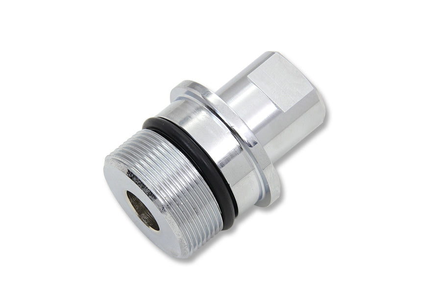 8716-1T - Inner Fork Tube Plug Chrome by V-Twin
