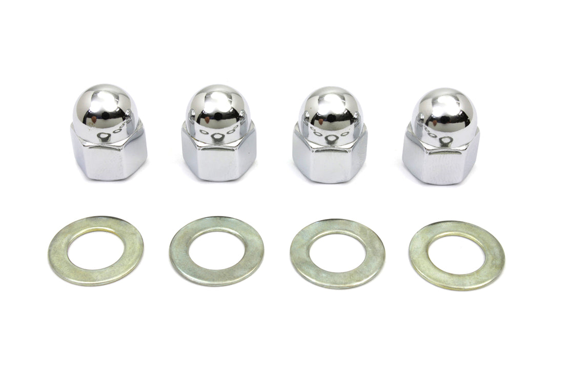 8730-8 - Rocker Arm Shaft Chrome Acorn Nut and Washer by Colony