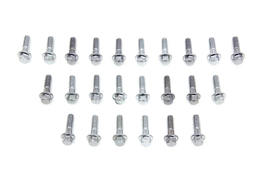 8734-24 - Rocker Box Valve Cover Screw Short Chrome by Colony