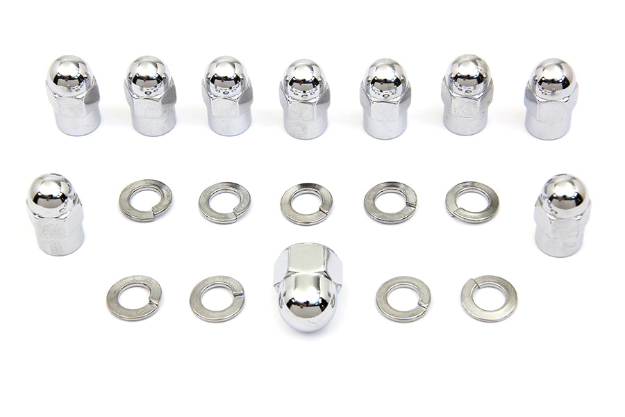 8751-19 - Chrome Transmission Side Cover Nut Kit by Colony