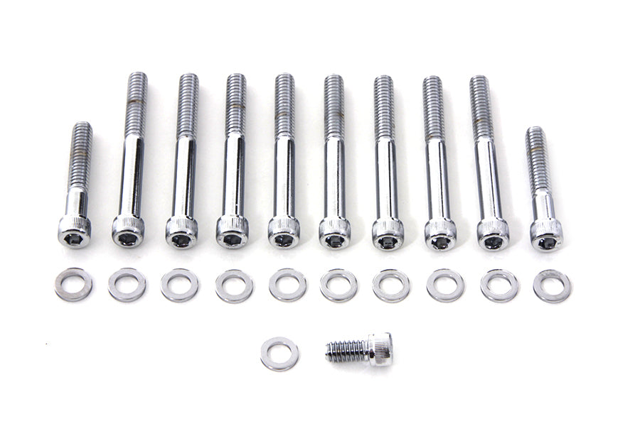 8788-11T - Primary Cover Allen Screw Set by V-Twin