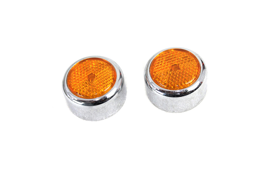 8939-2 - Swingarm Pivot Bolt Cover with Amber Reflectors by Colony
