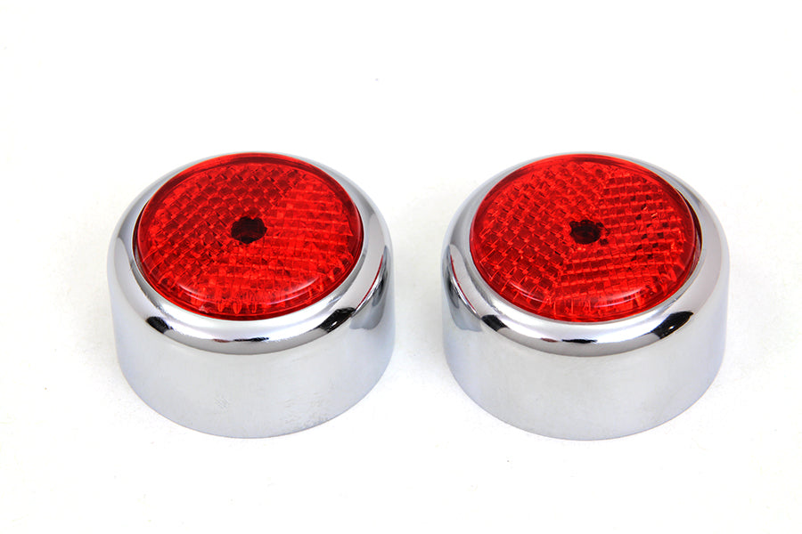 8940-2 - Swingarm Pivot Bolt Cover with Red Reflectors by Colony