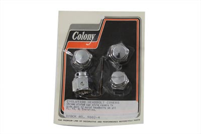 9002-4 - Cap Headbolt Cover Chrome by Colony