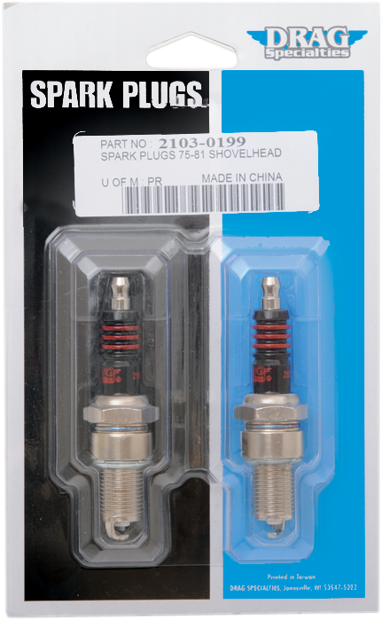 DRAG SPECIALTIES Spark Plugs - '75-'99 Big Twin E18-6662SDS