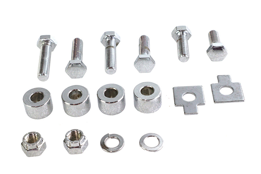 9205-12 - Chrome Oil Tank Bracket Mount Kit by Colony