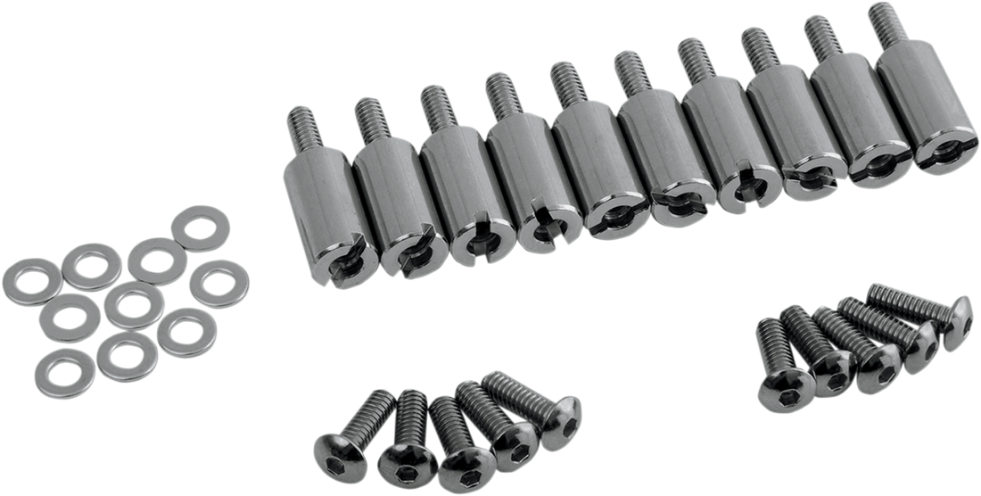 DRAG SPECIALTIES Studs - Ignition Plate and Timer Cover - 10-Pack 63111