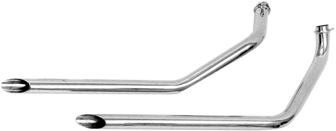 PAUGHCO Staggered Dual Slash Cut Drag Pipes 730E40
