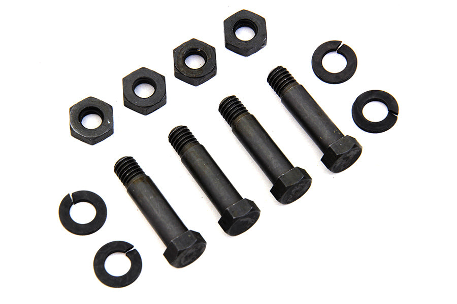 9685-12 - Footboard Parkerized Hinge Bolt by V-Twin